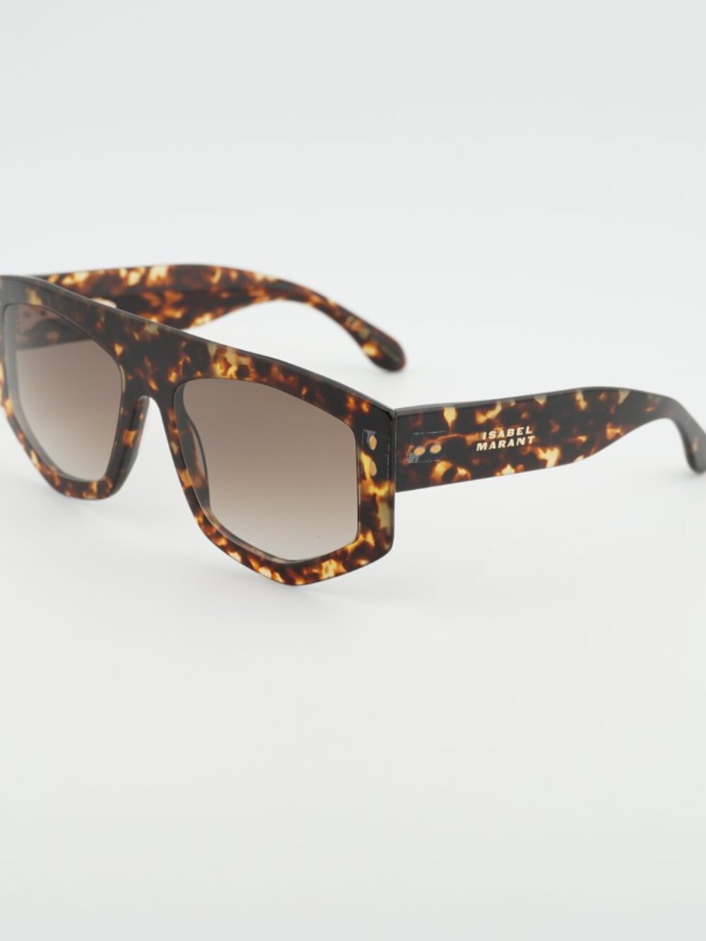 Isabel Marant IM 0154/S 0086 HA Sunglasses Havana Geometric Frame, Brown Lenses - Picture 1 of 10
